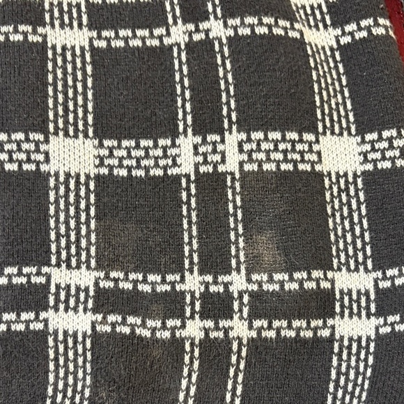 Vintage Made in US Diane Von Furstenberg Black/White Knit Cardigan Size Small - Picture 3 of 12